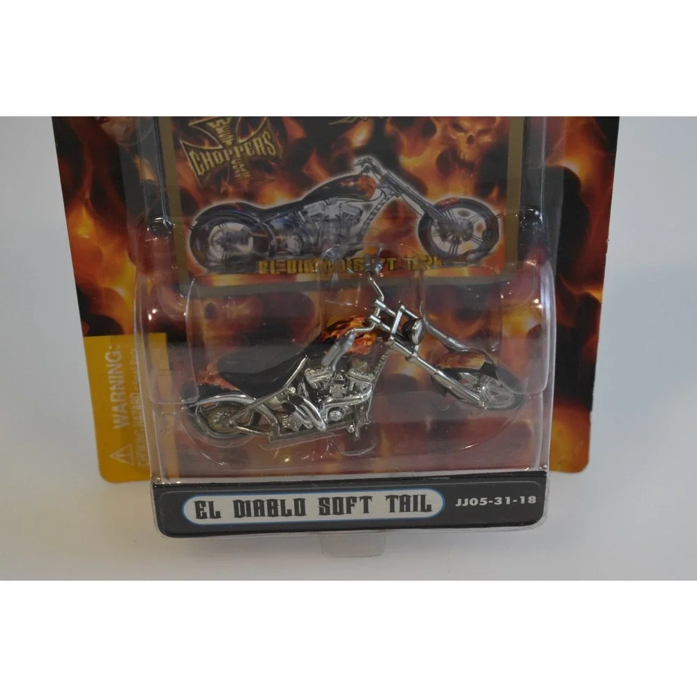 2004 Jesse James West Coast Choppers El Diablo Soft Tail JJ05-31-18 1:31 Scale